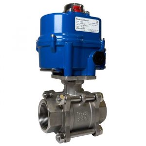 JV240008 – Electrically Actuated Three-Piece Stainless Steel Ball Valve
