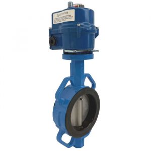 Electrically Actuated Wafer Butterfly Valve