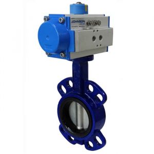 JV240002 Pneumatically Actuated Wafer Butterfly Valve - EPDM Lined