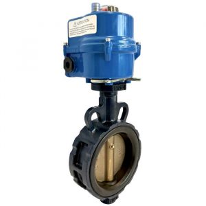 JV240014 Electrically Actuated Wafer Butterfly Valve - NBR Lined