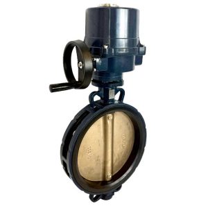 JV241040 Electrically Actuated Wafer Butterfly Valve - NBR Lined