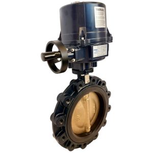 JV241041 Electrically Actuated Lugged Butterfly Valve - NBR Lined